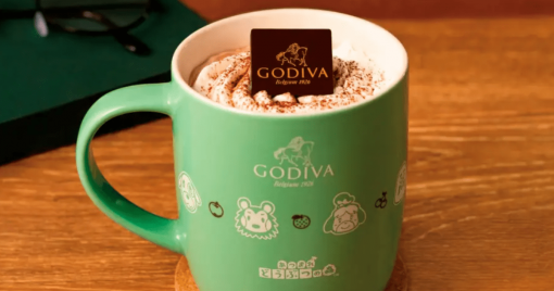 情人節限定！godiva-cafe推出「godiva-×-集合啦！動物森友會-熱巧克力」