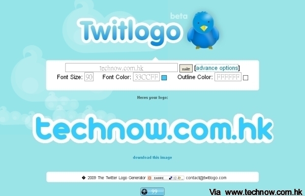 FireShot capture #104 - 'Generate Your Own Twitter Logo I Twitlogo' - www_twitlogo_com_technow_com_hk_90_33CCFF_FFFFFF