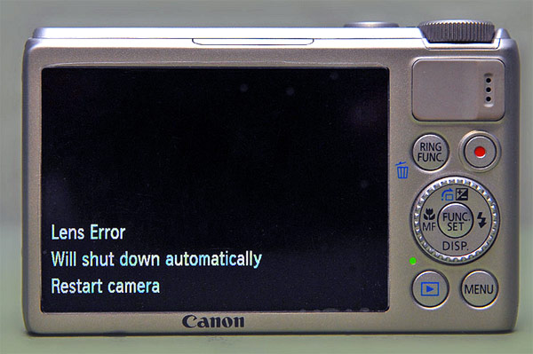 Canon PowerShot S100 鏡頭有問題廠商提供維修服務– TechNow 當代科技