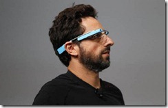 Sergey Brin, CEO and co-founder of Google, wears a Google Glass during a product demonstration during Google I/O 2012 at Moscone Center in San Francisco, California June 27, 2012. REUTERS/Stephen Lam (UNITED STATES - Tags: BUSINESS SCIENCE TECHNOLOGY)