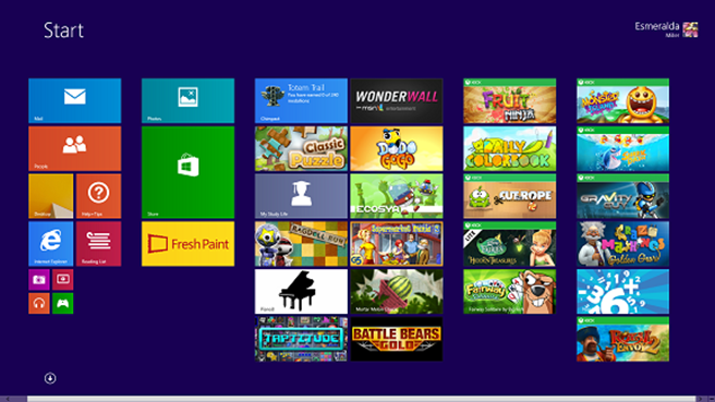 Windows 8 1 Personalized Start screen