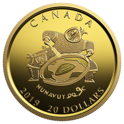 加拿大皇家造幣廠發行純努納武特金幣-慶加拿大最新轄區成立20週年