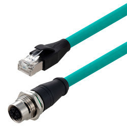 l-com推出特優型rj45至面板安裝式m12母頭線纜組件新產品