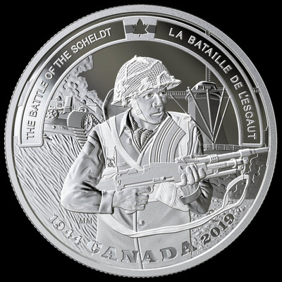 加拿大皇家造幣廠發行新的斯海爾德河戰役75周年紀念幣