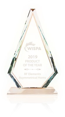 rf-elements的不對稱喇叭天線榮獲2019-wispa年度產品大獎
