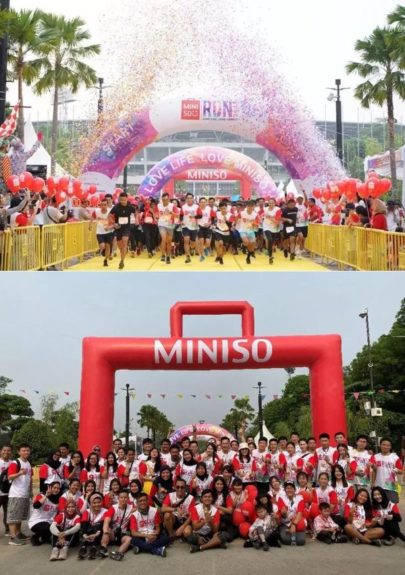 名創優品印尼舉辦彩跑狂歡派對-超2500名當地粉絲傾情參與