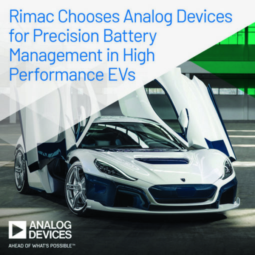 rimac選擇adi為其高性能電動汽車提供精準電池管理