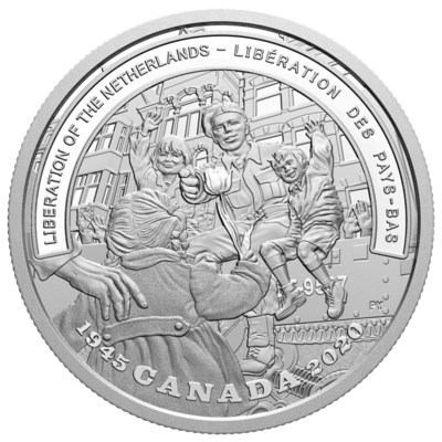 加拿大皇家造幣廠發行最新二戰系列精製銀幣，紀念荷蘭解放75周年
