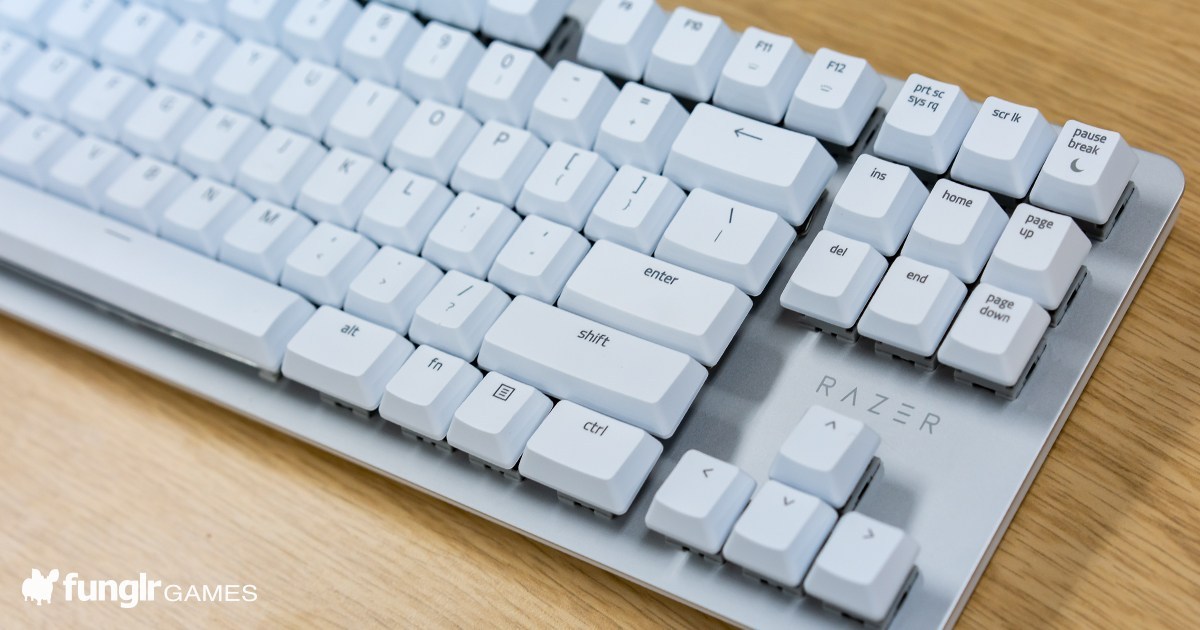 「blackwidow-lite-mercury-white」慮到工作和遊戲的需要而設計的這款鍵盤