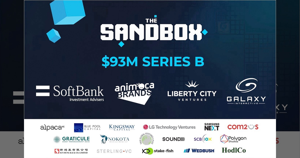 nft遊戲公司the-sandbox獲得9300萬美元融資發展open-nft元宇宙