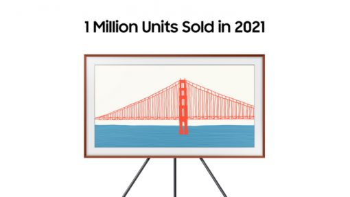 2021年三星the-frame美學電視銷量突破百萬台