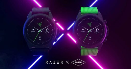 razer和fossil合作推出電競智能手錶「razer-x-fossil-gen-6-smartwatch」！