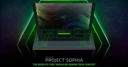 razer發表世上首個自訂模組式概念電競桌「project-sophia」！