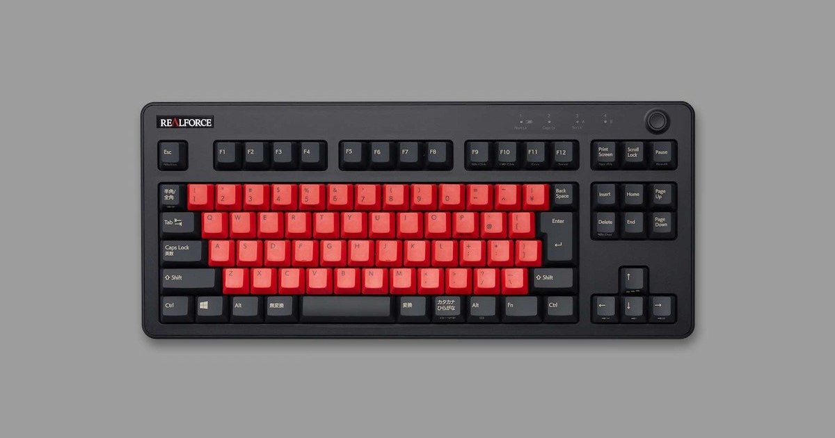 把你的「REALFORCE R3」個人電競化！「R3 Hybrid Model Colour Keycap