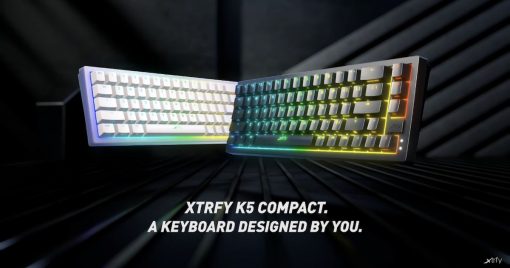 配有可以帶電插拔的機械式按鍵！小型電競鍵盤xtrfy「k5-compact-rgb」於日本發售！
