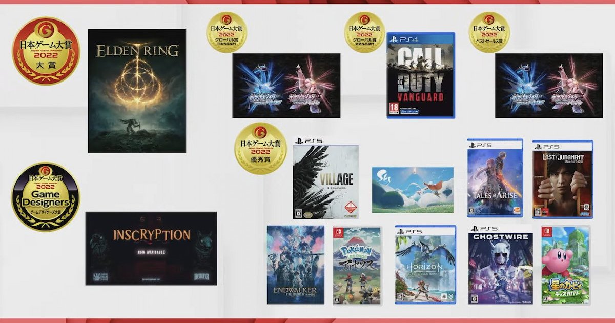 日本遊戲大獎2022「年度作品部門」各獎項得獎作品價格、官網總整介紹！