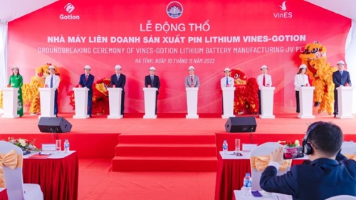 國軒高科與vines合作越南首個lfp電池工廠開工