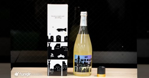 試飲與動畫「tiger-&-bunny-2」合作推出的氣泡日本酒「tiger-&-barnaby-sparkling」！