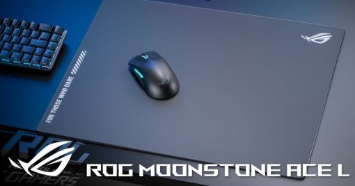 rog首個採用強化玻璃的電競滑鼠墊「rog-moonstone-ace-l」11月10日發售